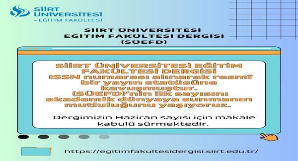 Siirt Üniversitesi Eğitim Fakültesi Dergisi (SÜEFD)